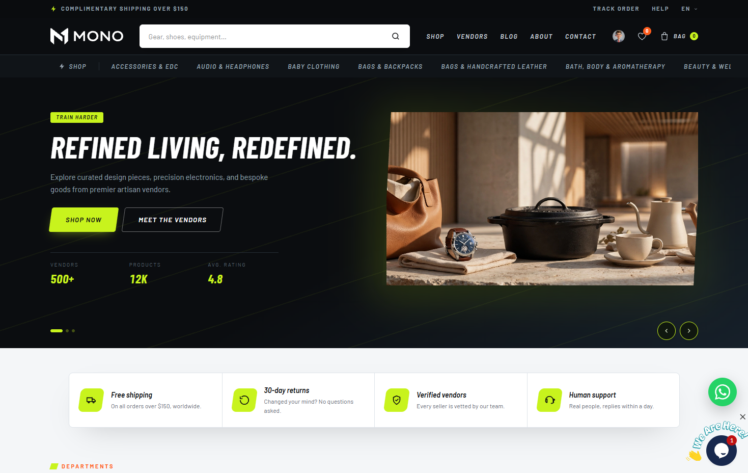 Customer Web Storefront